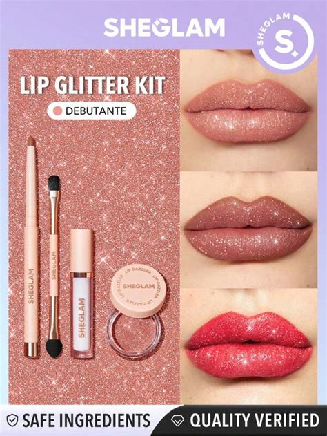 sheglam lip glitter kit.